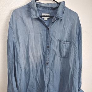 Jean button up